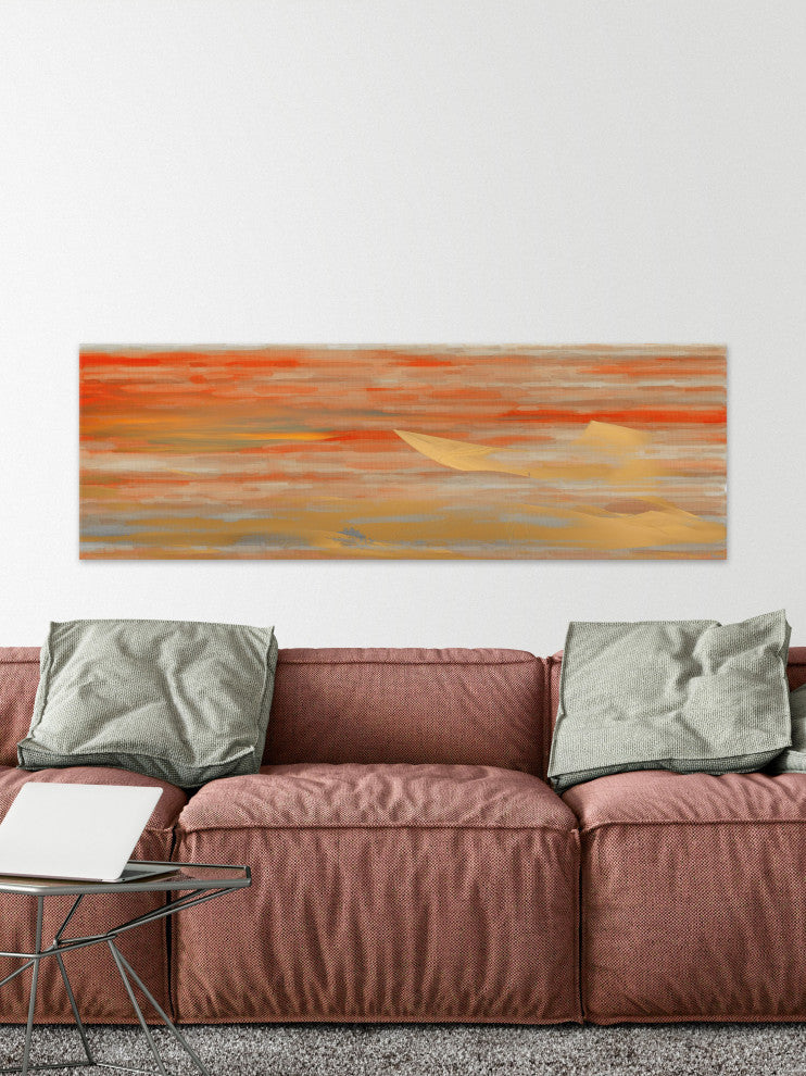 "Tichia" Print on Canvas, 60"x20"