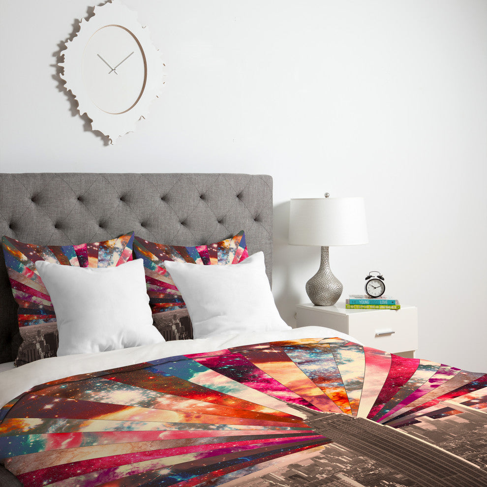 Deny Designs Bianca Green Superstar New York Duvet Cover - Lightweight