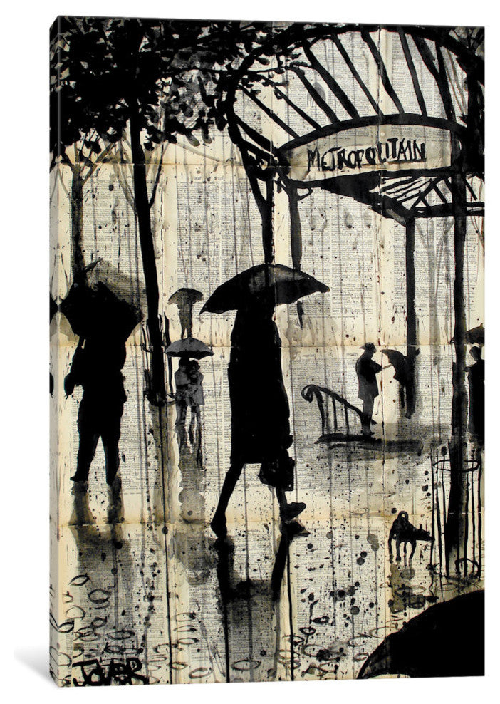"Metropolitain Gallery" by Loui Jover, 26x18x1.5"