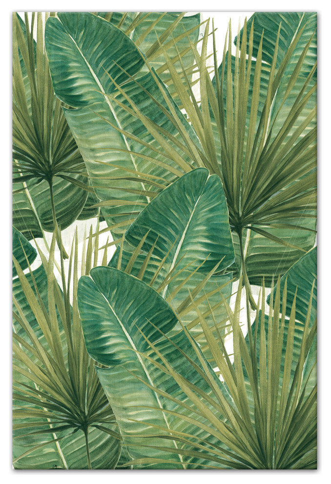 Tropical View Canvas Wall Art, 24"x36"x1.25