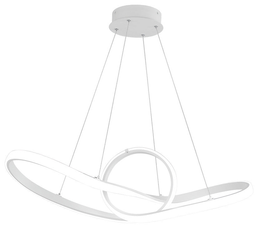 Vornado 25" LED Pendant 3000K, White