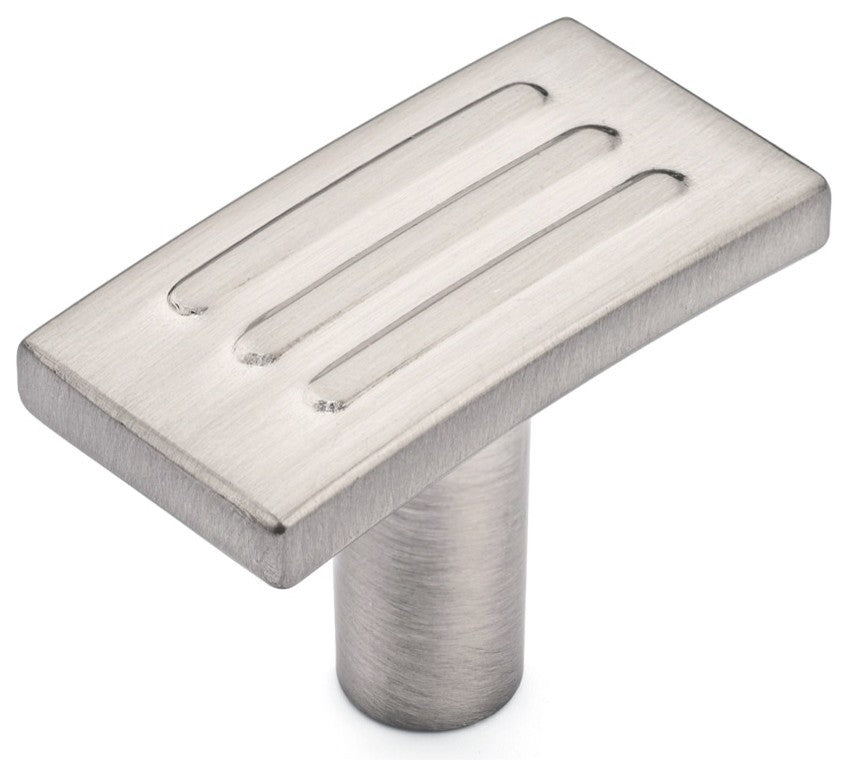 Cabinet T Knob, Set of 25, Satin Nickel