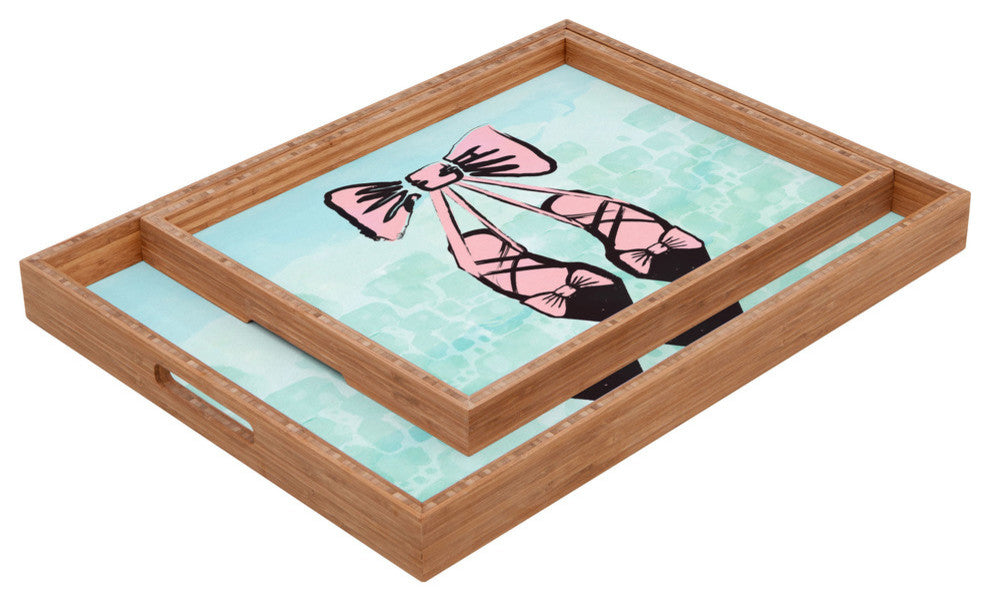 Deny Designs Dash And Ash Ballet Princess Rectangular Tray