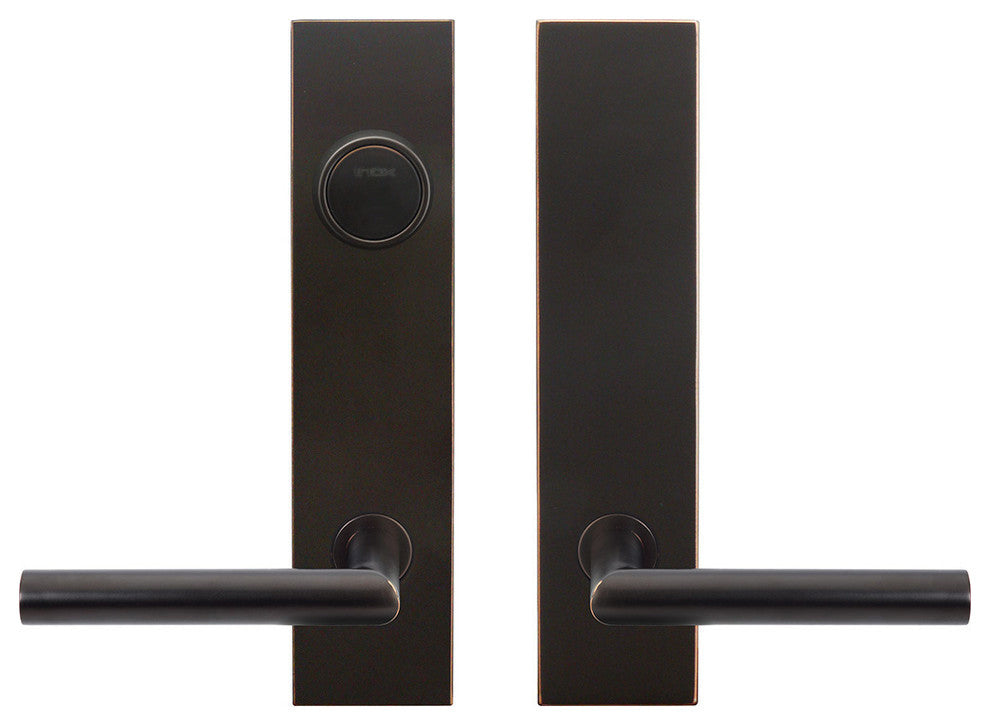 Frankfurt Lever, Tubular Dummy Entry With Dummy Cylinder, Right Hand