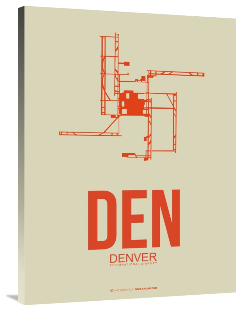 "DEN Denver  Poster 2" Fine Art Print