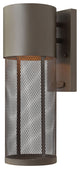Hinkley Aria Medium Wall Mount Lantern, Buckeye Bronze