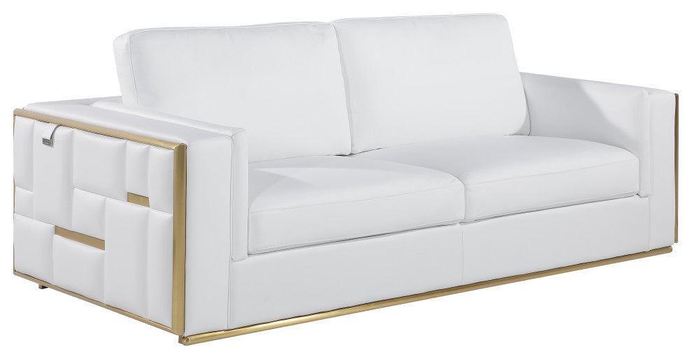 Luna Top Grain Italian Leather  Sofa