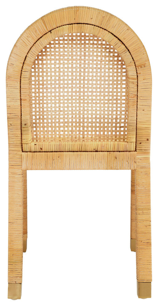 Amara Natural Rattan Arched Back Dining Chair
