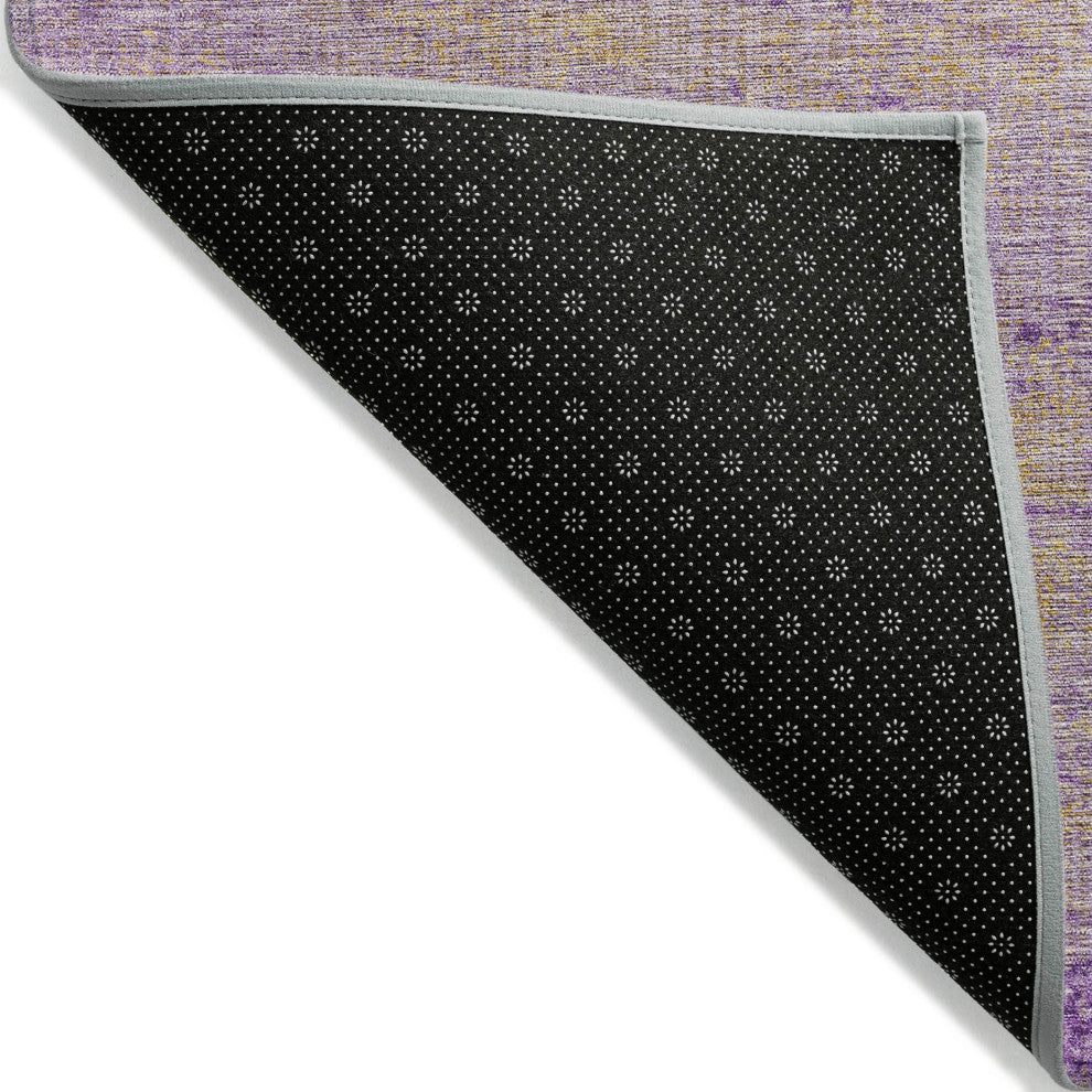 Machine Washable Indoor/Outdoor Chantille ACN1901 Purple 8' x 10' Rug