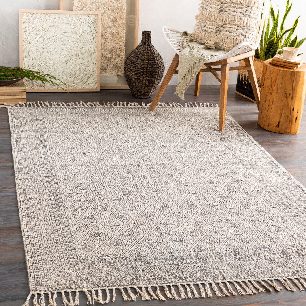 Surya July JUY-2300 Traditional Area Rug, 9' x 12' Rectangle