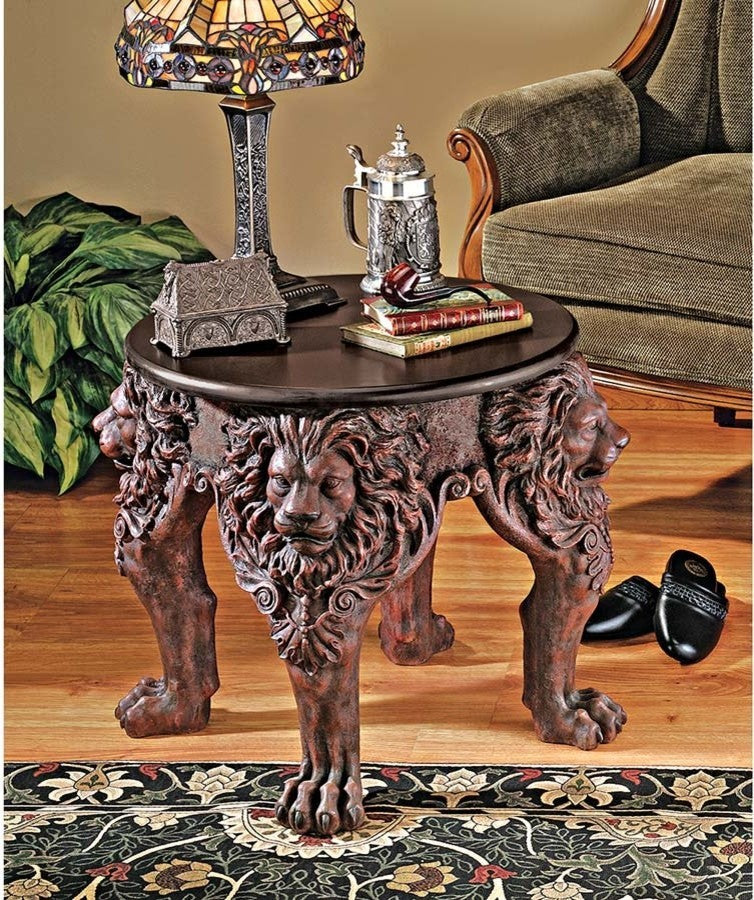 Lord Raffles Lion Leg Side Table