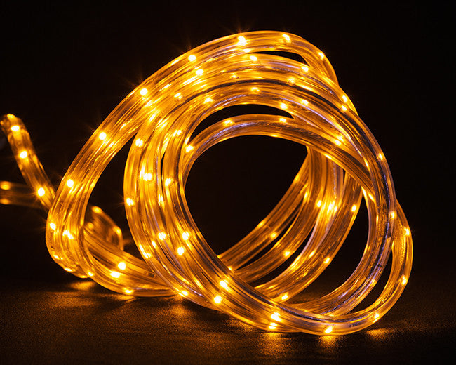 10' LED Indoor/Outdoor Christmas Linear Tape Lighting, Amber