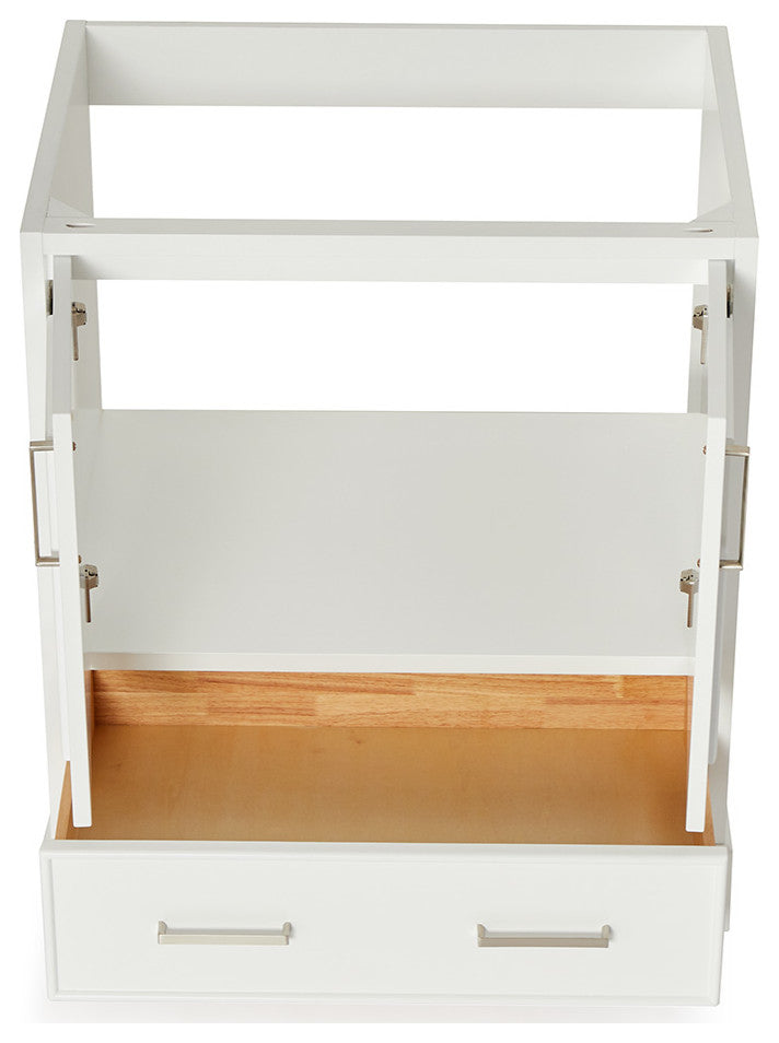 Ariel Stafford 31" Single Sink Bathroom Vanity Base, White