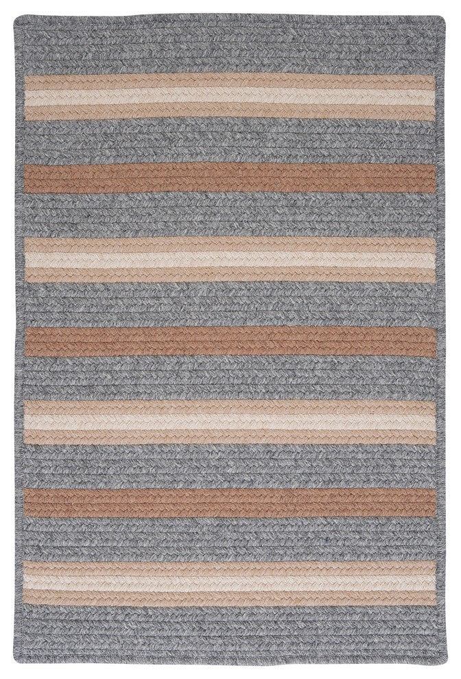 Salisbury Rug, Gray, 14"x17" Swatch Sample