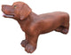 32" Chocolate Labrador Bench