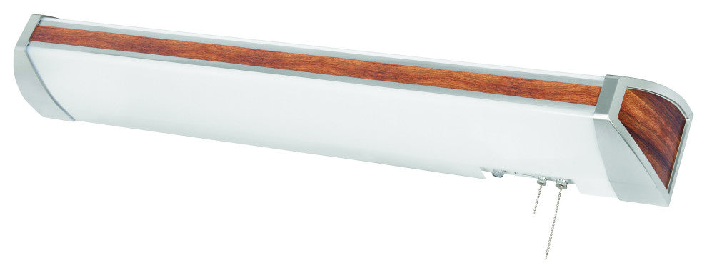 Ideal 52" LED Overbed Wall Light, Mahogany