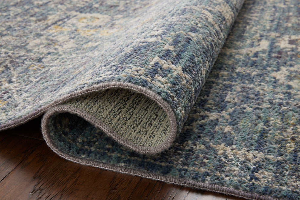 Jean Stoffer x Loloi Bradbury Ocean / Gold 11'-6" x 15'-6" Area Rug