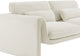 Sloan Cream Velvet Fabric Sofa
