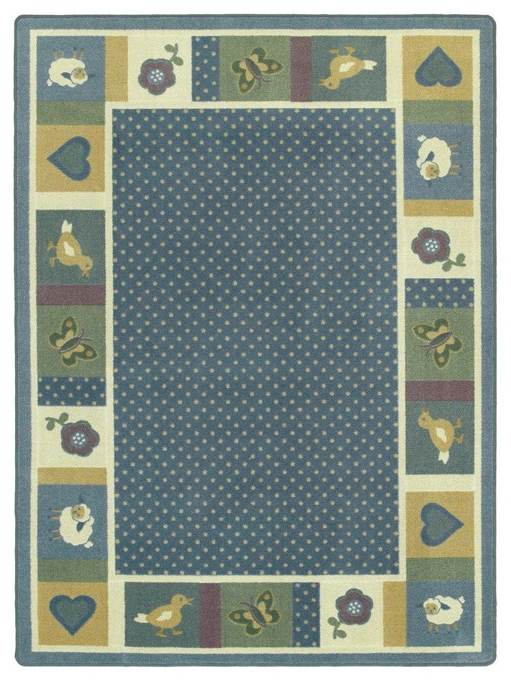 Kid Essentials Rug, Seeing Spots, Soft, 5'4"x7'8"