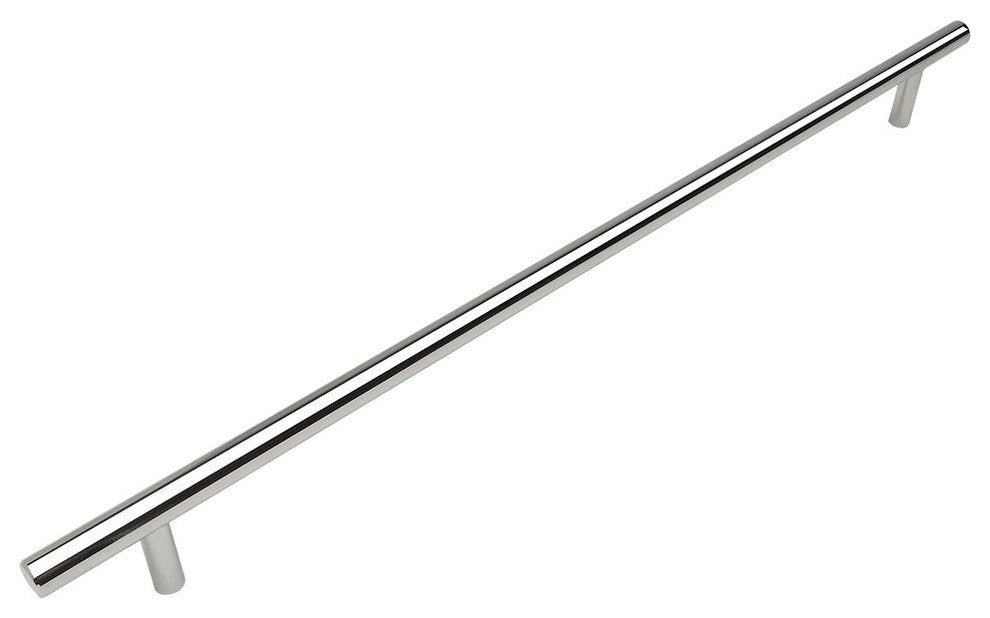 Cosmas 404-673CH Polished Chrome Slim Line Euro Style Cabinet Pull, Set of 5