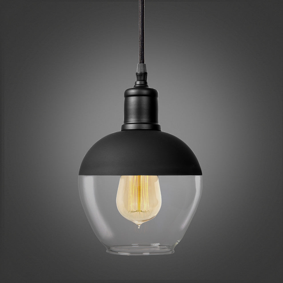 BAZZ Vesta Black Vintage 4-Strand LED Pendant