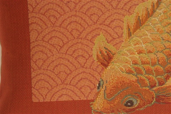 Pillow Decor - Koi Fish French Tapestry Throw Pillow