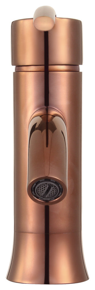 Waverly 7" Single Hole Bathroom Sink Faucet, Rose Gold