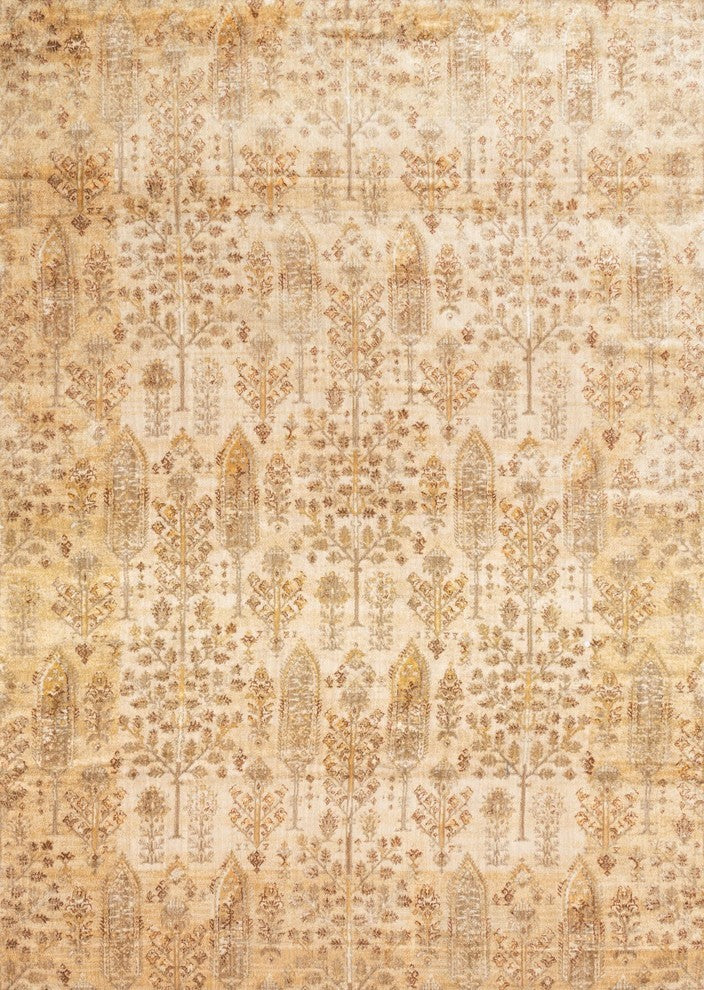 Ivory Gold Anastasia Area Rug by Loloi, 9'6"x13'