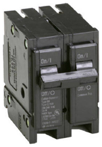Eaton BR250 Double Pole Interchangeable Circuit Breaker, 50A