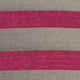 Pillow Decor - Brackendale Stripes Pink Rectangular Throw Pillow