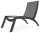 Dune Sling Stackable Outdoor Hydro-Lounge Chaise, Destiny Steel/Graphite