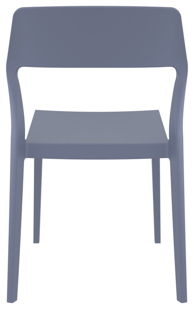 Snow Dining Chair, Dark Gray, Set of 2