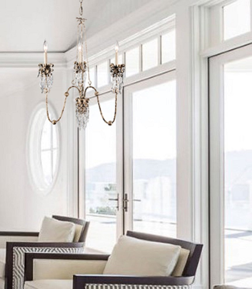 "Venetian" 3-Arm Chandelier
