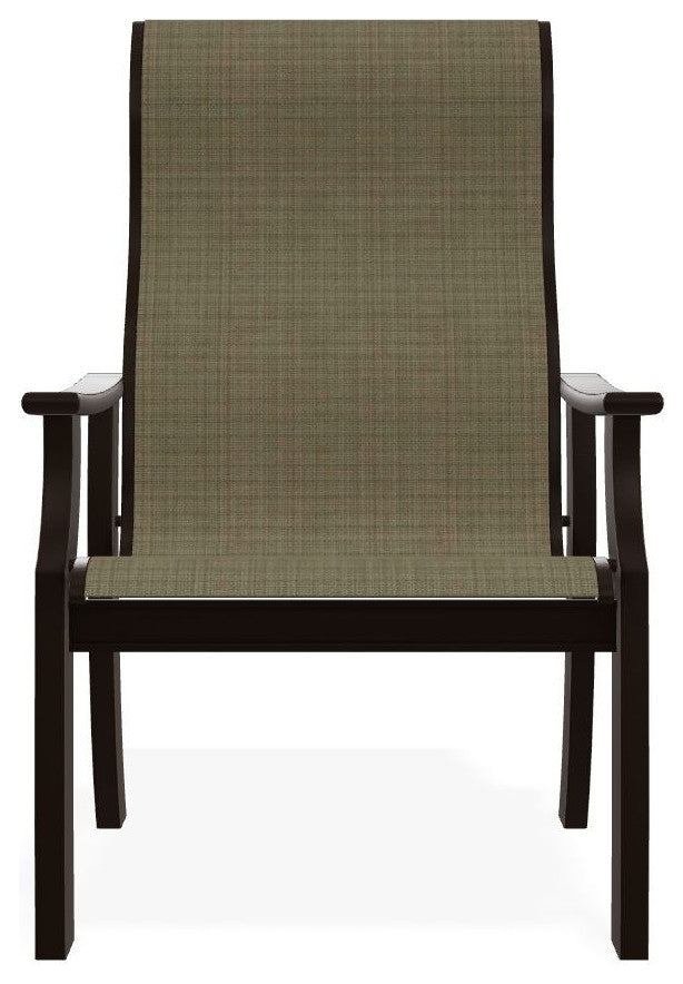 St. Catherine Sling Outdoor Armchair, Elevation Stone/Kona