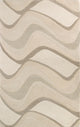 Eternity 1085 Ivory Waves Rug, 5'x8'
