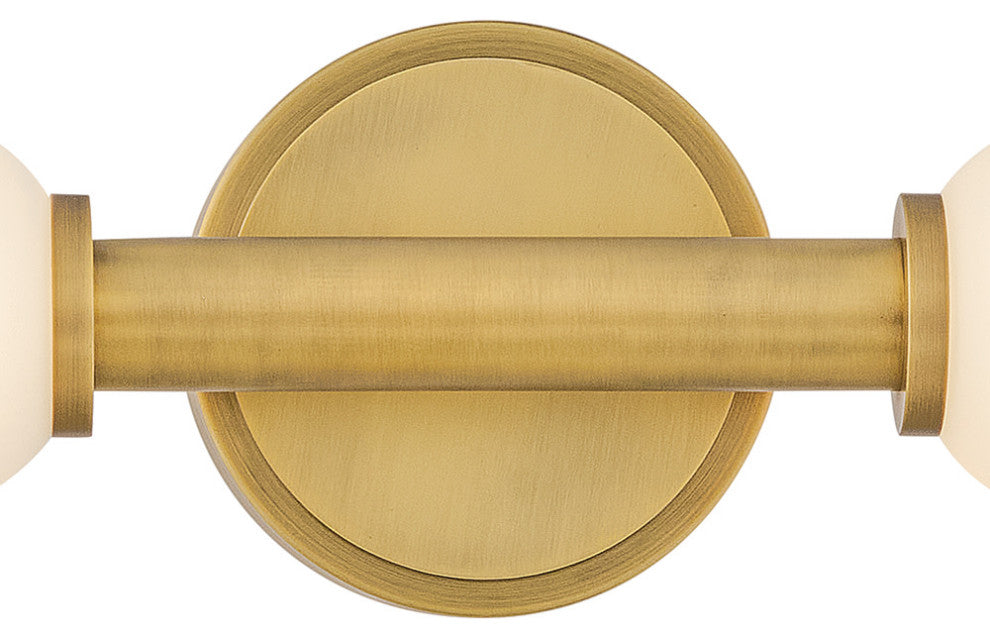 Hinkley Trigo Large Led Sconce, Lacquered Brass