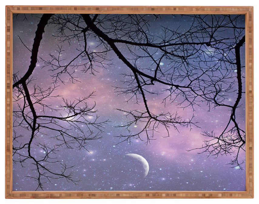 Deny Designs Shannon Clark Twinkle Twinkle Rectangular Tray, Large