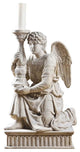36" Kneeling Angel with Candlestick Statue Sculpture Figurine