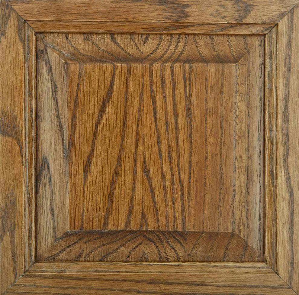 Eagle Furniture Oak Ridge, 84" Tall, Double Wide Bookcase, Medium Oak