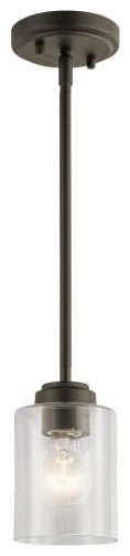 Mini Pendant 1-Light, Olde Bronze