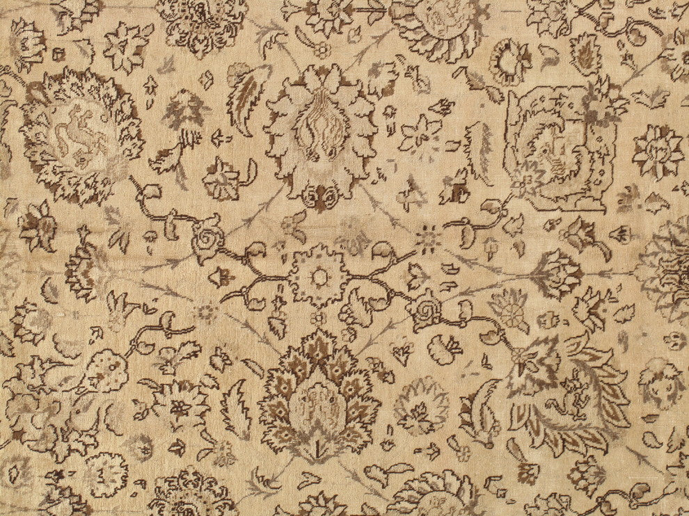 Consigned Tabriz Rug, 12'8"x9'9"