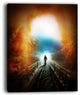 "Life After Demise Large Tunnel" Modern Landscape Wall Art Canvas, 30"x40"