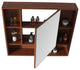 Fine Fixtures Surface Mount Bathroom Medicine Cabinet, Walnut.