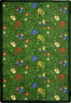 Playful Patterns Rug, Scribbles, 3'10"x5'4", Green
