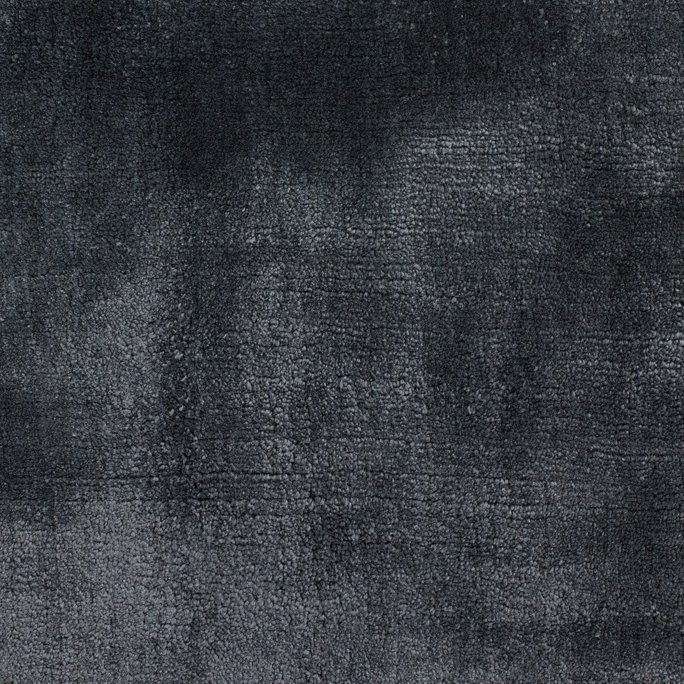 Gloria Contemporary Area Rug, Charcoal Gray, 7'9"x10'6" Rectangle