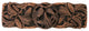 Cones & Boughs Pull Antique Brass, Antique Copper