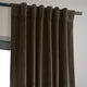 Signature Java Blackout Velvet Curtain Single Panel, 50"x84"