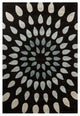 Oleander Contemporary Area Rug, Gray, 9'x13'