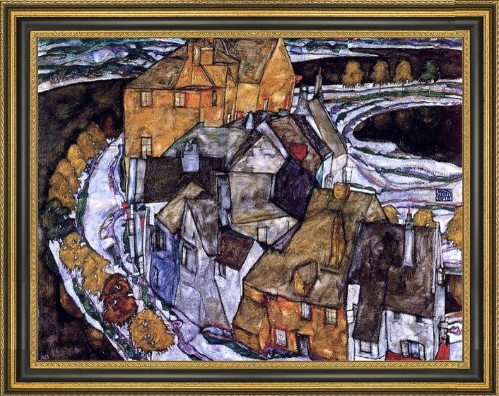 Egon Schiele IslTown (Krumau Town Crescent II)