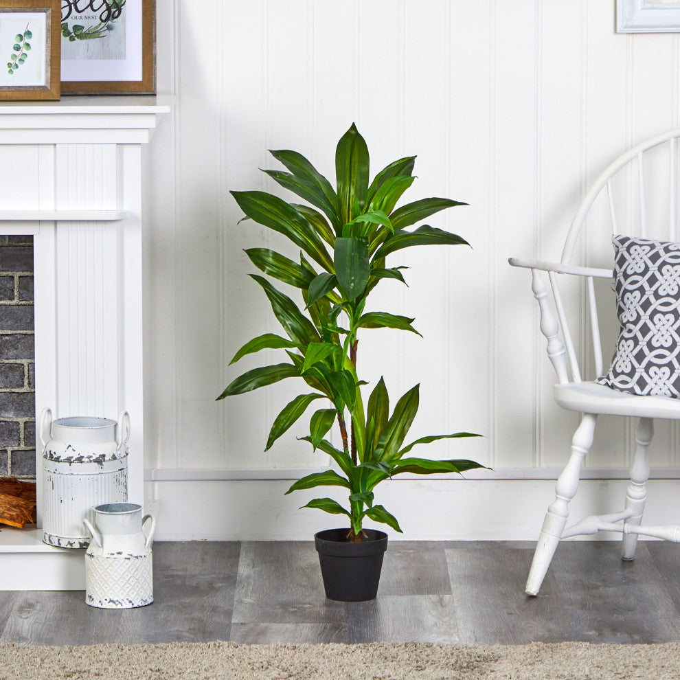 3' Dracaena Artificial Plant, Real Touch